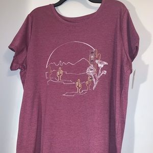 Sonoma shirt dark pink XXL